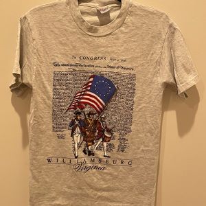 Men’s size Small Williamsburg Declaration of Independence T-Shirt, 1776